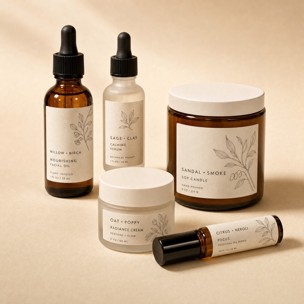 Glass Container — custom packaging by PetraSpark