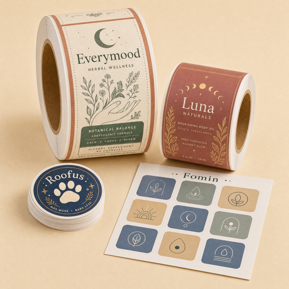 Labels & Stickers — custom packaging by PetraSpark