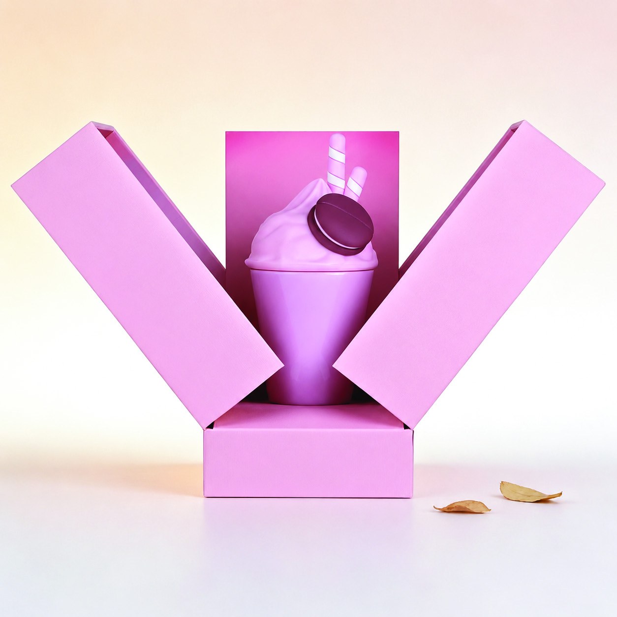 Custom PR kit — engineered reveal packaging